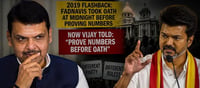 Vijay Asked To Show Numbers Before Oath But Fadnavis Didn’t Need Them In 2019?